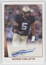 2021 Leaf Memories 1990 Base Bronze Spectrum 90/99 George Karlaftis Auto 1m1a