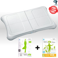 Nintendo Wii Fit Balance Board with Wii Fit & Wii Fit Plus | 2 Games Refurbished