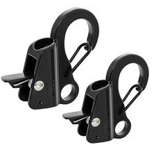 Boat For Fender Line Clips Stainless Steel Adjustable Sliding Rope Hooks