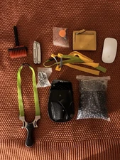 Christmas Boys Gift Assorted Items Incl. Slingshot M, Mouse, Wallet, Pocketknife