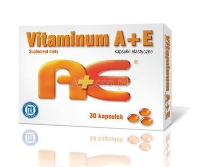 Capsule di vitamina A + E, 30 pezzi.