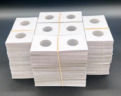 500 Count Bulk 2x2 5c NICKEL Coin Flips Guardhouse Brand Holders