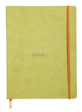 Rhodia Rhodiarama SoftCover Notebook - 80 Lined Sheets - 9 3/4 x 7 1/2 - Anise C