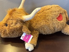 LARGE FLOPPY Highland Cow Plush 10" Brown, Valentine's Day WAY TO CELEBRATE NEW
