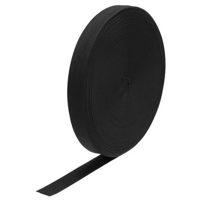 Elastic Bands for Sewing 1 Inch 50 Yards Black Knit Spool High Elasticity
