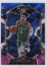 2020 Select Concourse Blue White Purple Cracked Ice Prizm Tyrell Terry #91 0h28