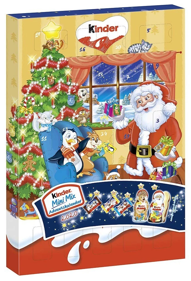 Holiday Kinder Mini Mix Chocolate Calendar - Image 2 of 4