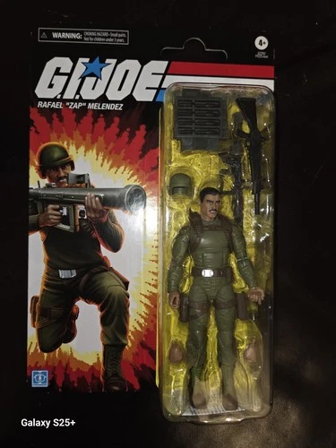 Rafael Zap Melendez G.I. Joe Classifieds Retro Series Action Figure *MOC
