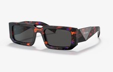 PRADA SPR 06Y Rectangle Sunglasses Multicolor Black Tinted UV400 145mm