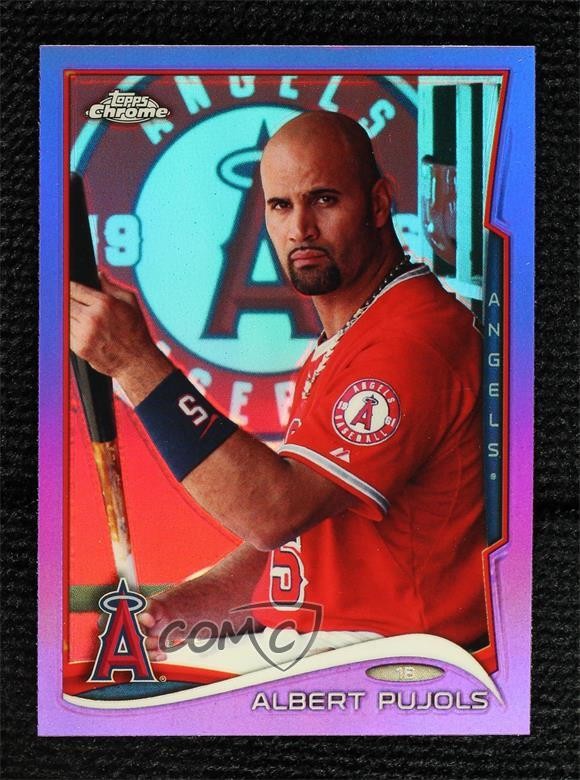 2014 Topps Chrome Retail Purple Refractor Albert Pujols #130 00ur