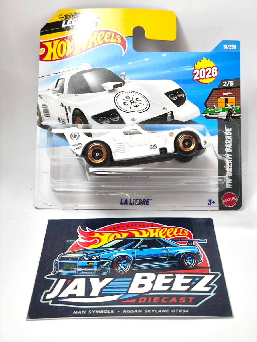 Hot Wheels 2026 NEW Case H La Liebre White SC (Promo Combine