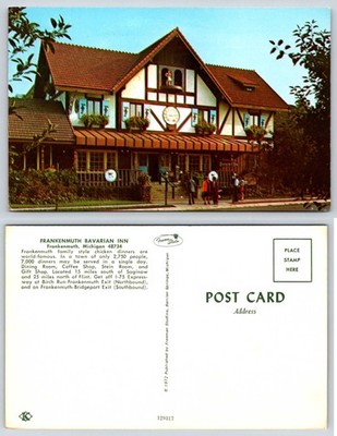 Frankenmuth Michigan Bavarian Inn Postcard AK871