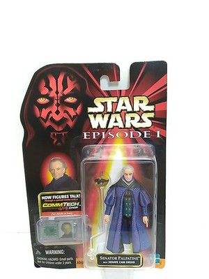 Senator Palpatine w/Senate Cam Droid Action Figure Star Wars Hasbro Commtech New