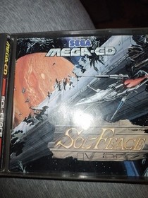 Sega Mega Cd Sol-Feace and Cobra Command Box set game.