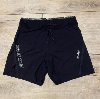 SALOMON S/LAB Professional Running Shorts - Men's Size S - Silicone Grip - MINT