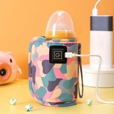 USB Baby Bottle Warmer Travel Insulated Stroller Bag Milk Water Heater Outdoors