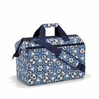 Reisenthel Allrounder L Pocket 32L Floral 1 MK4067 Blau Reisetasche Tasche Sauna