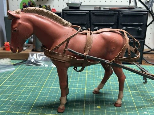 Vintage Marx Thunderbolt Red Sorrel Horse