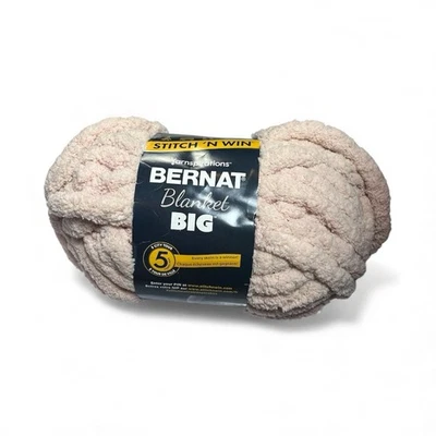 New Bernat Big Blanket 32 Yds 10.5Oz - Pink Dust - Image 1 of 4
