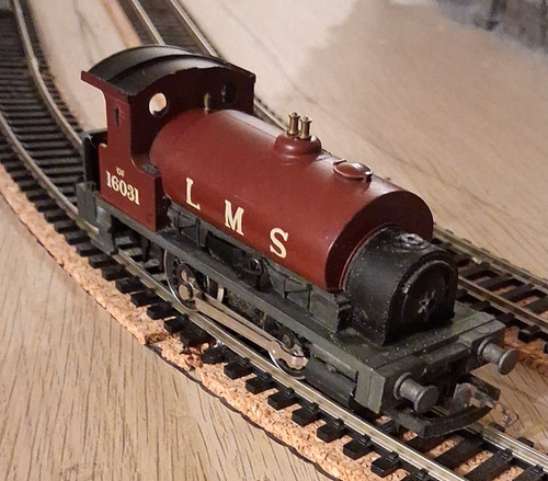 Hornby LMS Mops 0-4-0 Dampflok Nr.16031 - R152 - Spur OO - ohne OVP | Zustand: Used