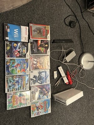 Wii Console Collection With All Accessories And A Ton Of Games