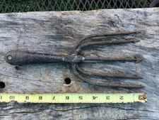 antique spear fishing trident