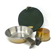 INOUT Original Golden Gradation Sierra Cup Dish Case Camping Japan Very Good