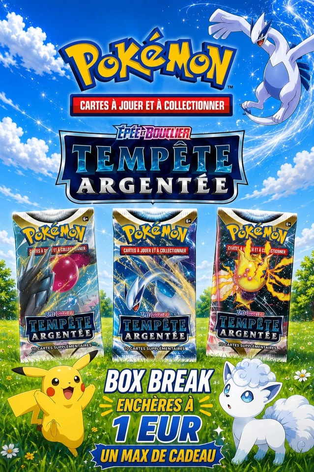 Enchères Pokémon : Coffrets Scellés et plus encore