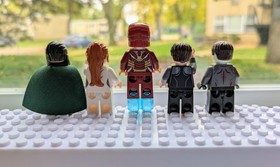 LEGO Marvel Minifigure Lot - Malibu Mansion Attack (76007) *Tony Stark* *Pepper*