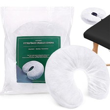 100PCS Disposable Fitted Face Standard Cradle Covers