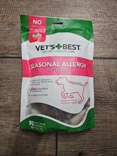 Vet's Best Seasonal Allergy Soft Chews for Dogs - 90 Count - EXP 9/17/2026
