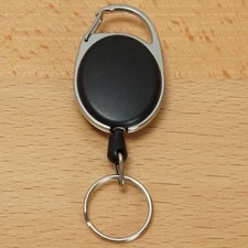 Retractable Badge Reel ID Holder Lanyard Retractor for Keys Cards Name Tags