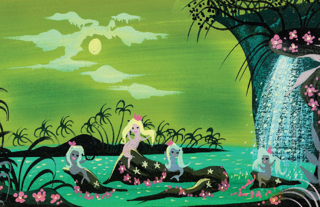 Mary Blair Peter Pan Mermaid Lagoon Art Print Poster 13x19 Satin Finish