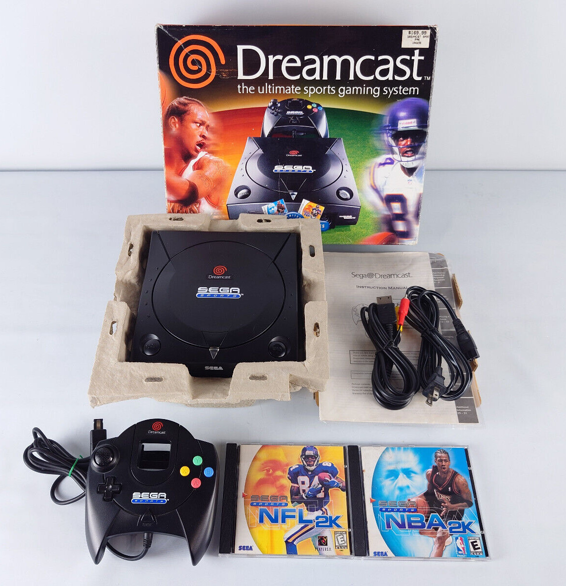 Console Sega Dreamcast Sports limited edition black en boite import usa