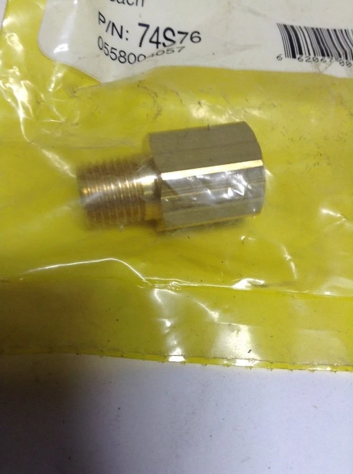 *NIB* ESAB Oxweld Outlet Connection 1/4 NPTM P/N: 74S76 (Lot of 4) *Warranty* - Image 3 of 3