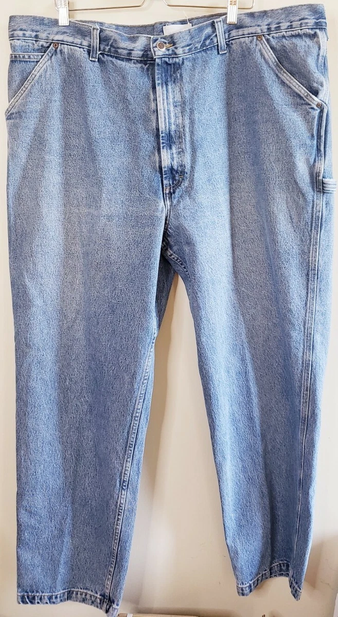 BCC Blues Carpenter Jeans Men s 46X34 Blue Denim Straight Leg