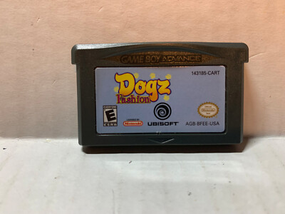 Dogz Fashion (Nintendo Game Boy Advance, GBA) Game Only / Tested Good Condition