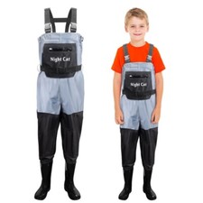 Kids Chest Waders - Waterproof Youth Fishing Gear for Toddlers & Children