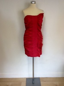 dark pink cocktail dress