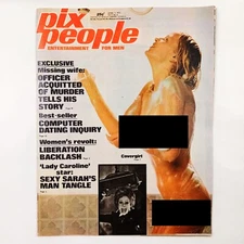 Pix People April 5 1973. Ulle Schultz Kerstin Hansen Alive Uruguay. Very Good