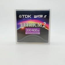 TDK Ultrium Lto 2 D2405-LT02 200/400 gb Life On Record Data Cartridge New
