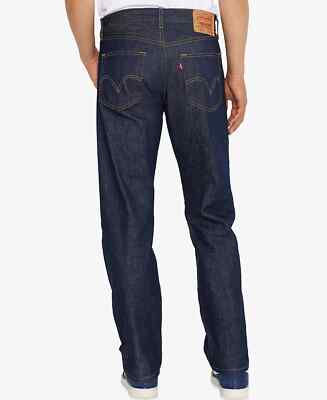 Levis 501 Men's Original Shrink To Fit Button Fly Jeans Raw Rigid