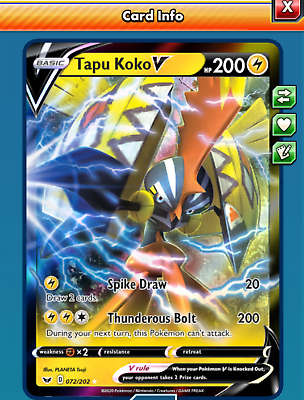 PTCGO Digital Card! Tapu Koko #31 SM Promo Pokemon TCG Online