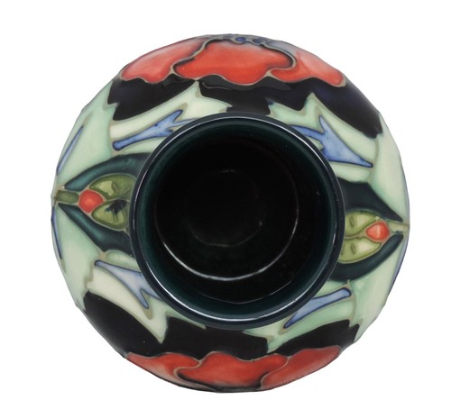 Moorcroft bauchige Mohnvase - Bild 4 von 5