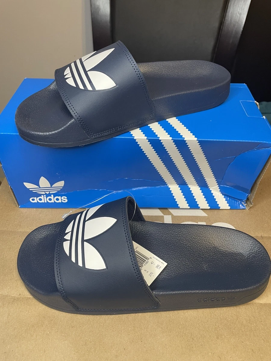 FU8299 Adidas ADILETTE LITE Men s Casual Slip On Sandals Navy