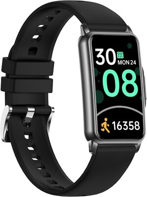Ecosoon Smartwatch Damen, Schrittzähler Uhr IP68 Wasserdicht Fitness Tracker