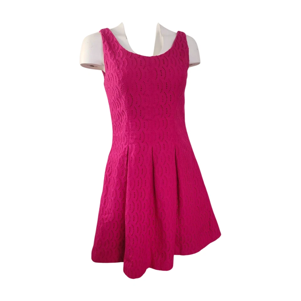 Vestido Lord & Taylor sin mangas cuello en V hasta la rodilla talla 4P Foto 2 de 4