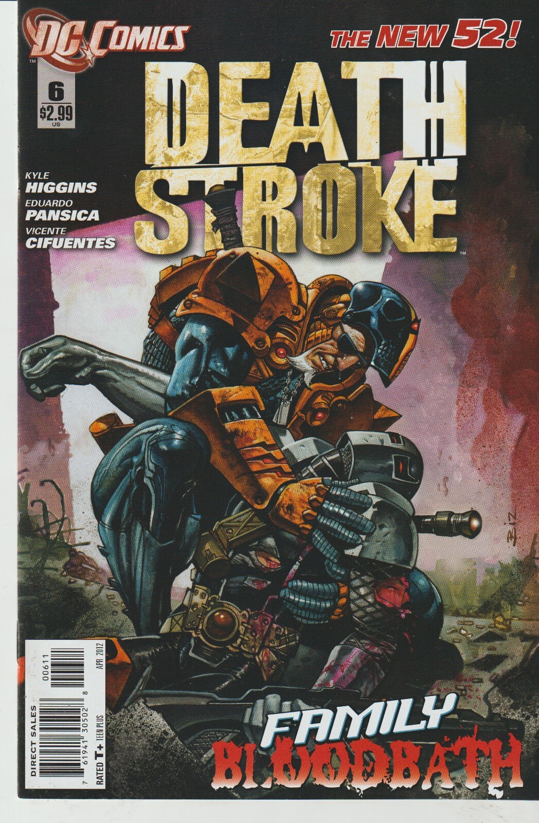 DC COMICS DEATHSTROKE #6 (2012) 1ST PRINT VF