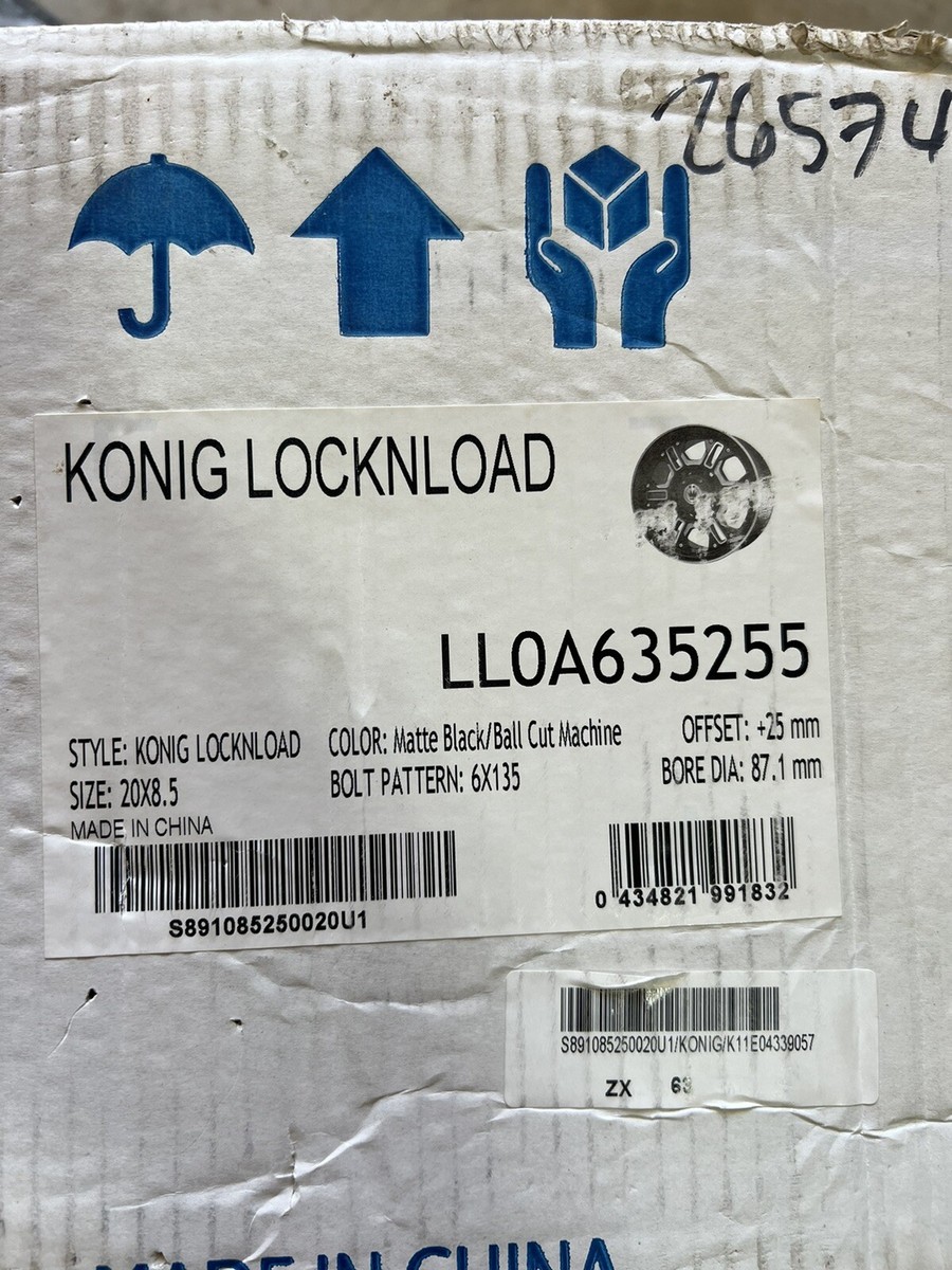 Konig Wheels Locknload 20 X 8.5 6x135 Bolt Pattern | eBay