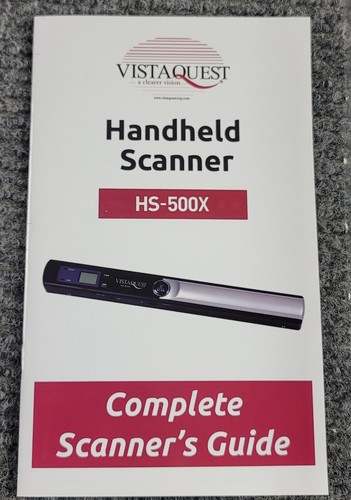 Vista Quest Handheld Scanner HS-500X In Box 4GB Memory Card - Picture 4 of 8